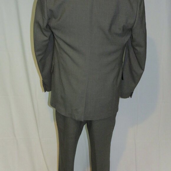 Tom Ford Gray Hopsack Current Silk Blend Peak Lapel Two Button Suit 44R - Picture 3 of 16